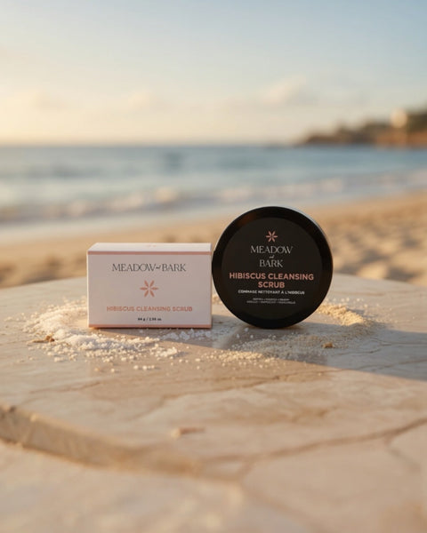 Hibiscus Facial Cleansing Scrub – Meadow and Bark