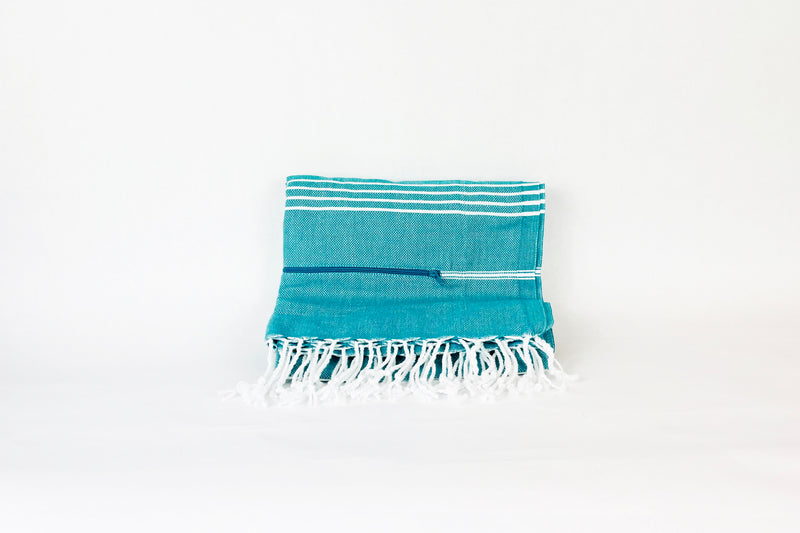 Peshtemal Beach Towel with Zipper