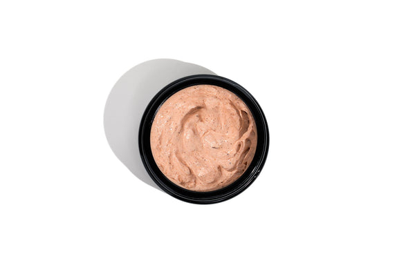 pink facial scrub hibiscus